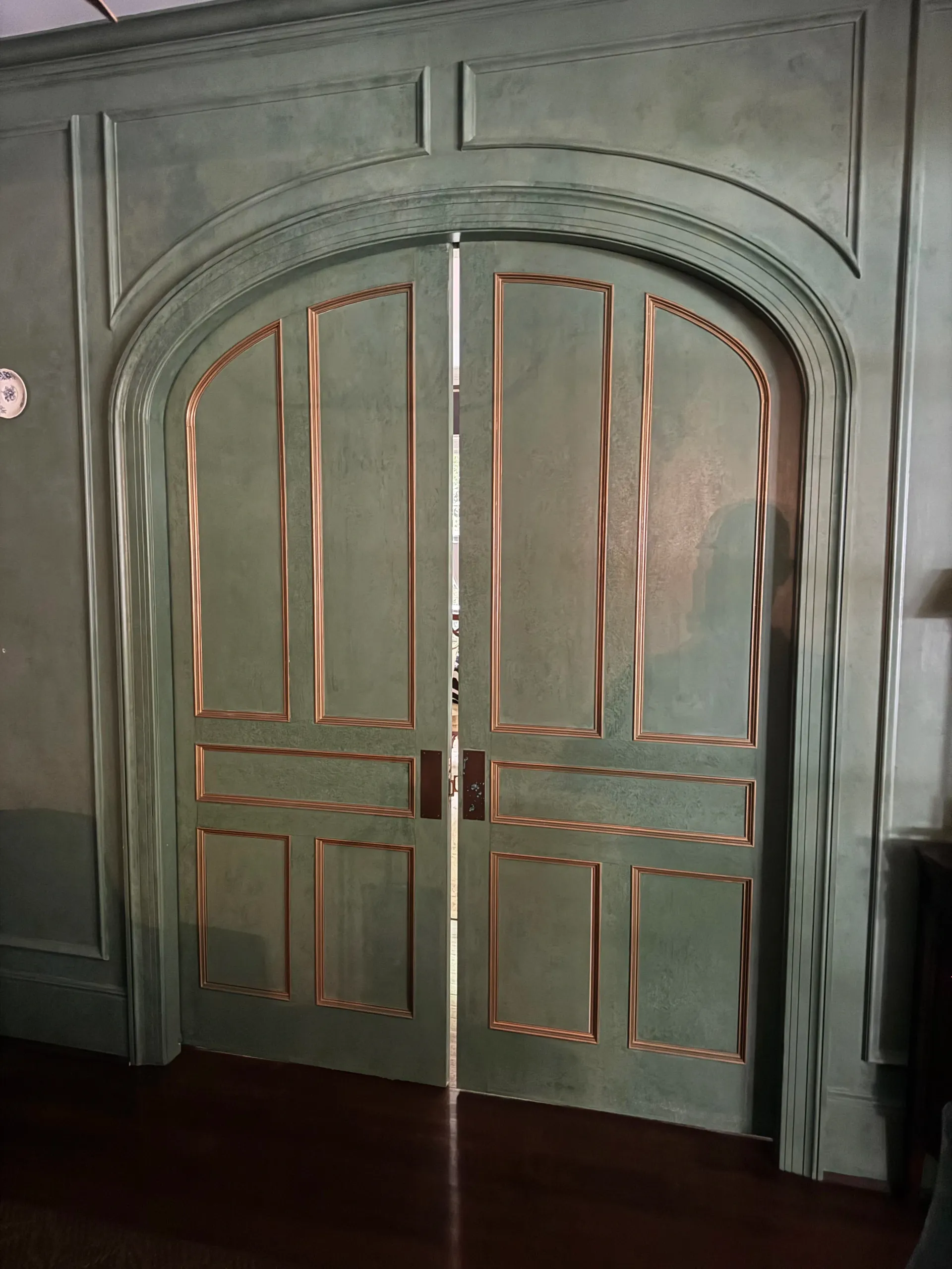 Pocket door repair and alignment in Greenville, SC home by True North Handyman