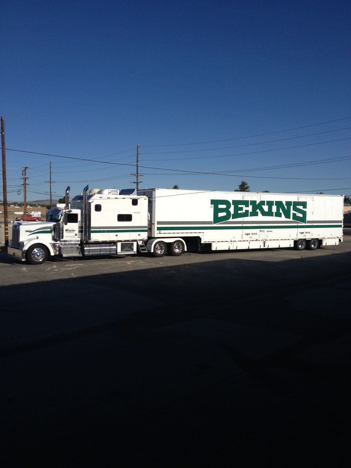 Opened Bekins Truck — Palmdale, CA — Antelope Valley Van & Storage Opened Bekins Truck — Palmdale, CA — Antelope Valley Van & Storage