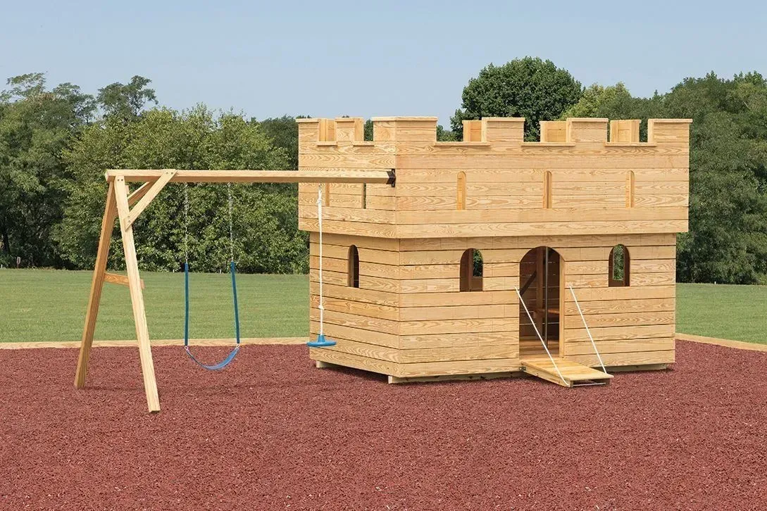 Amish-built playground sets Large Castle