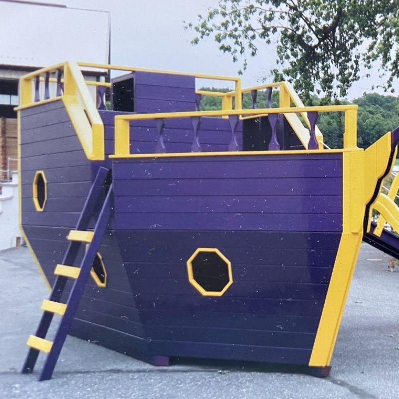 Custom outdoor playset made by Amish craftsmen
