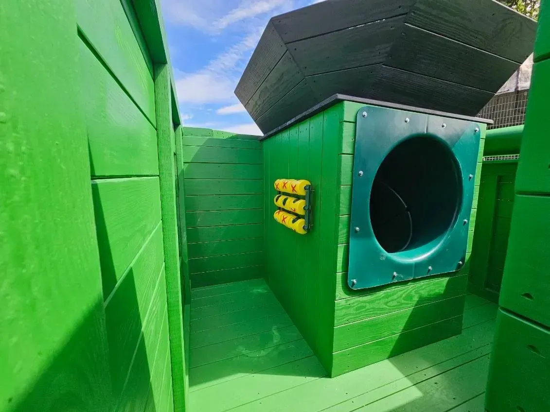 High-quality playground accessories built to complement custom wooden playsets.