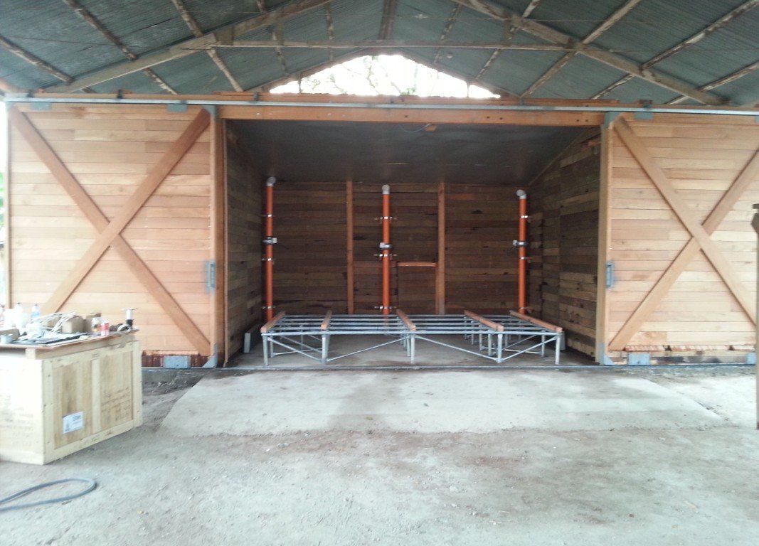 Eco Logic Tropical Hardwood drying kiln in Guatemala
