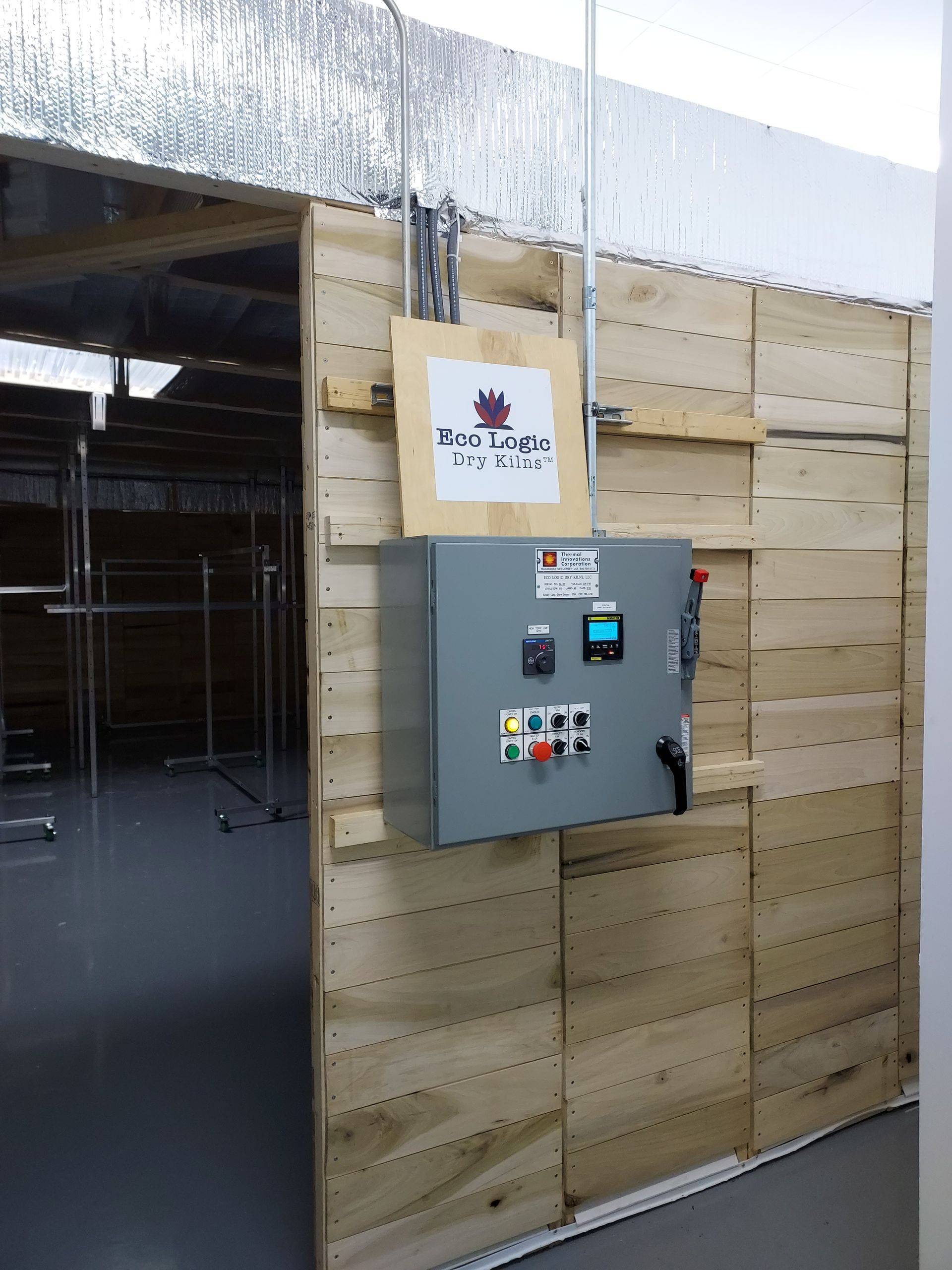 Control panel for Eco Logic Dry Kiln
