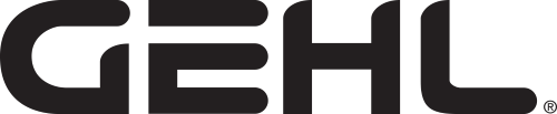 Gehl logo in black and white