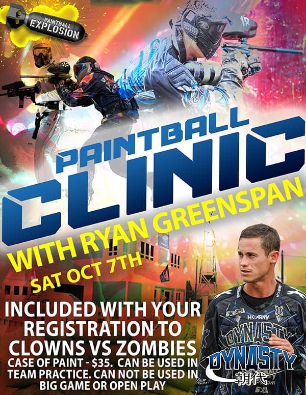 Clowns vs. Zombies Paintball Event Paintball Explosion