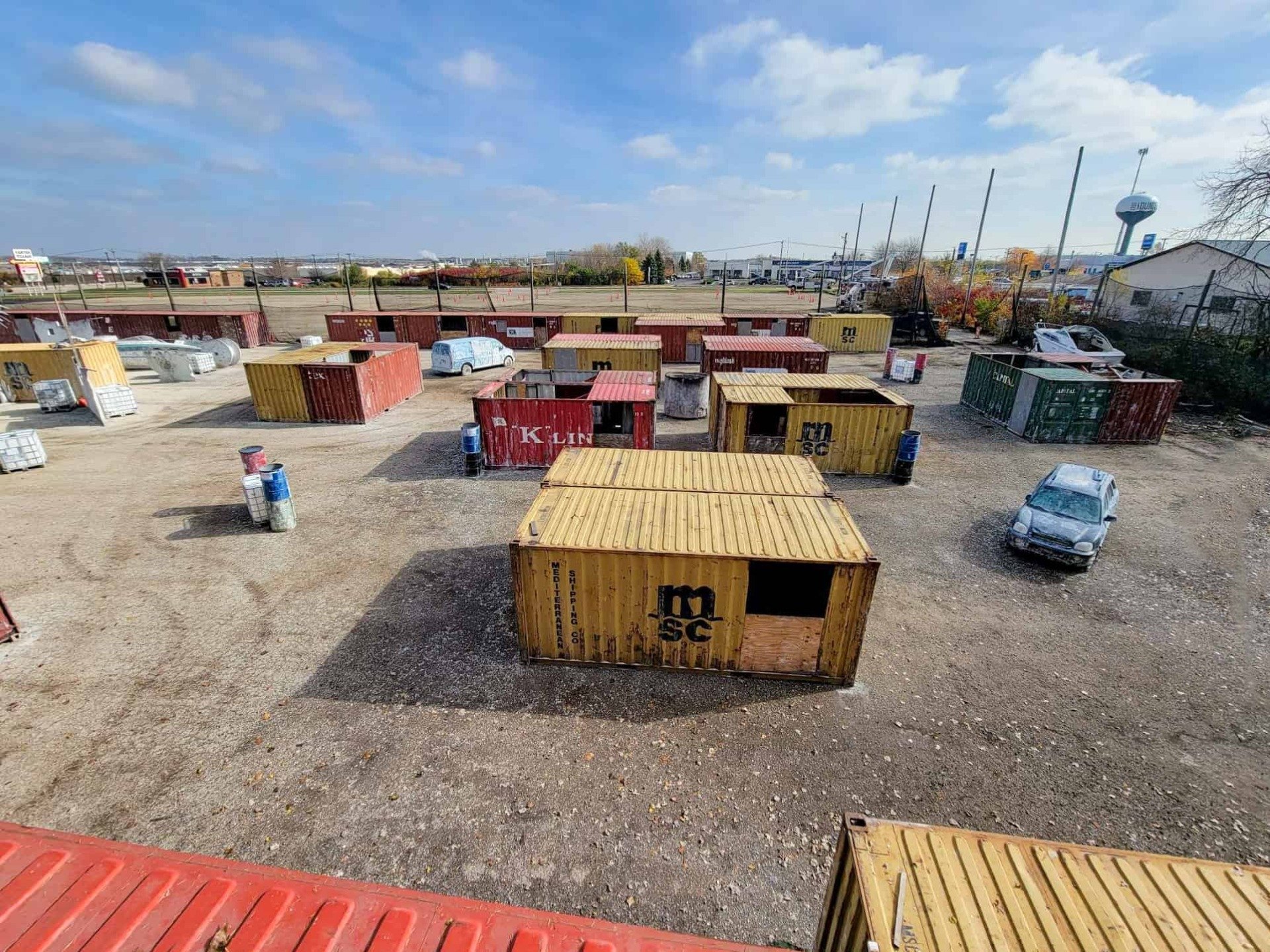 Shipment Field Paintball Explosion
