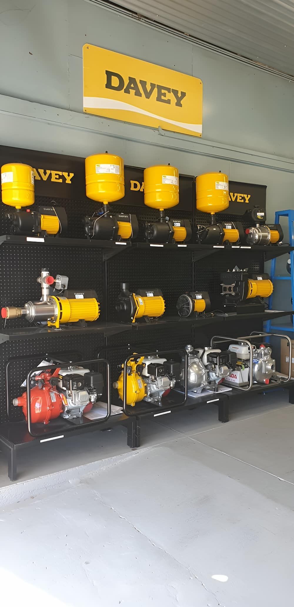 A Store Filled With Lots Of Different Types Of Pumps — Manning Valley Pumps And Irrigation In Nabiac, NSW