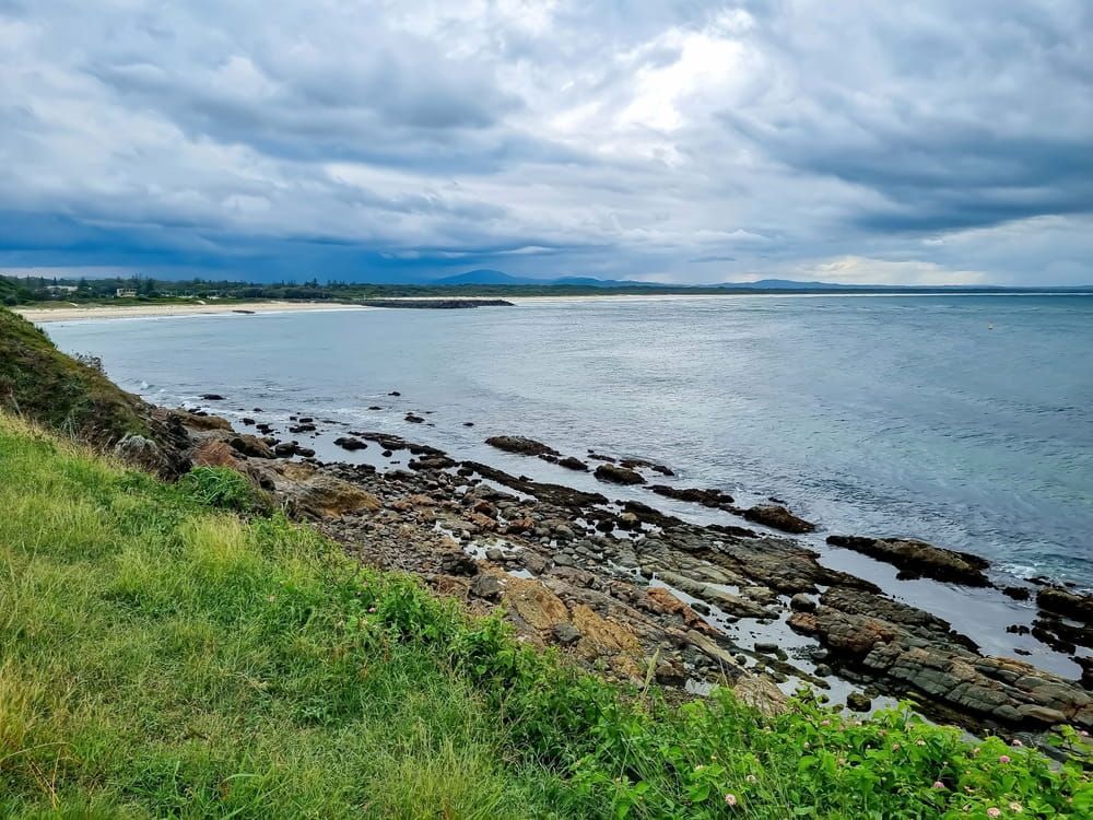 A View Of The Ocean From A Grassy Hillside — Manning Valley Pumps And Irrigation In Forster, NSW