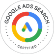 Es handelt sich um ein für die Google Ads-Suche zertifiziertes Logo.