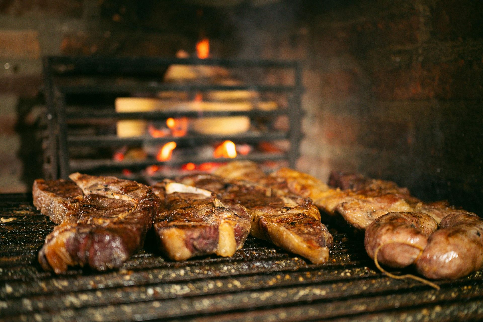 asado a las brasas