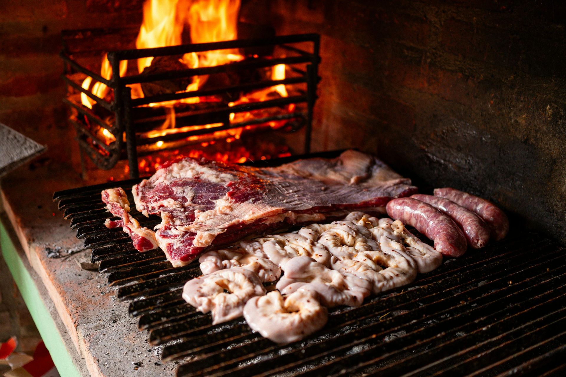 asado a las brasas