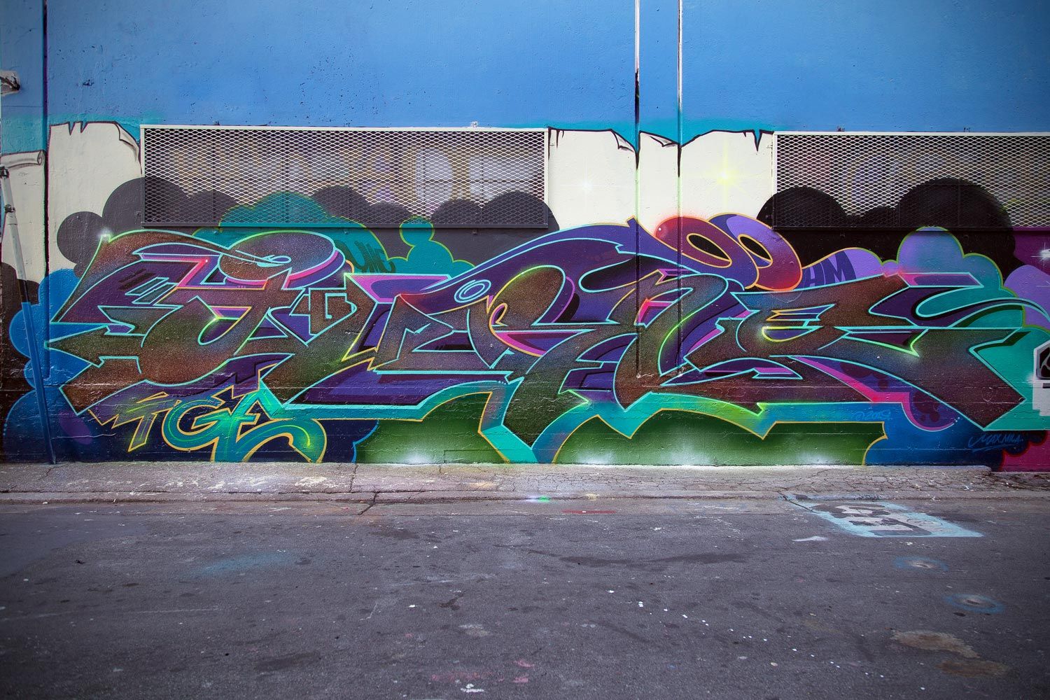 jurne graffiti mural artist for hire san francisco