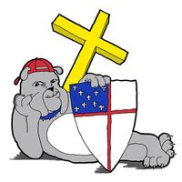 LA Tech Canterbury Logo with Bulldog