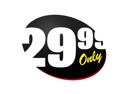 29.99 A sign that says $29.99