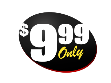 A sign that says $9.99