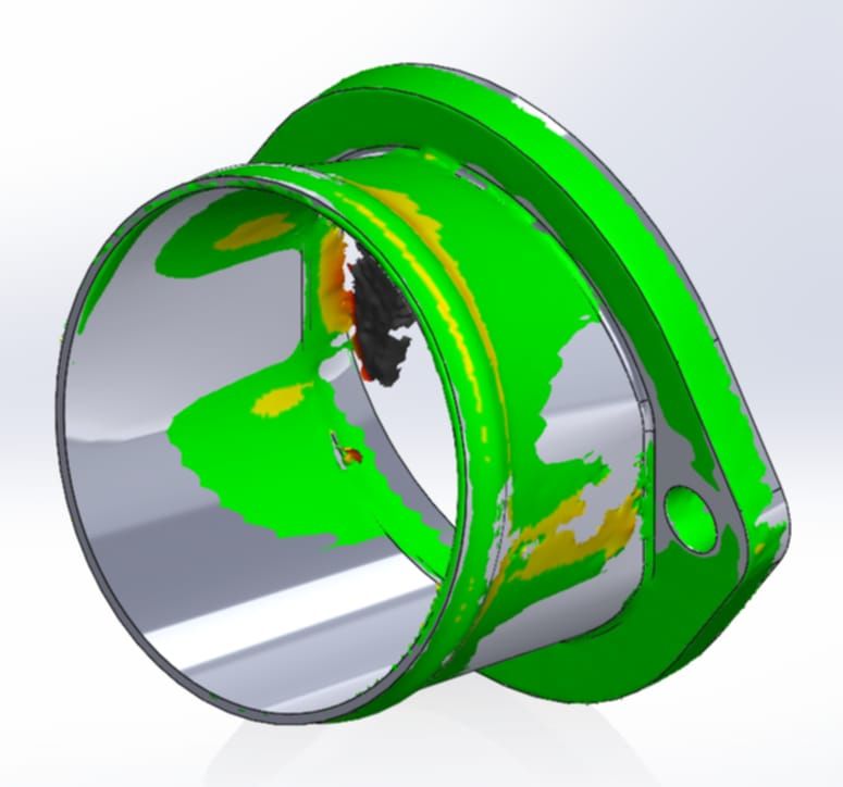 A 3d model of a green and silver object — 3D Tech In Sancrox, NSW