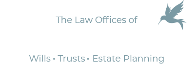 The Law Offices of Wills • Trusts • Estate Planning logo with a bird silhouette