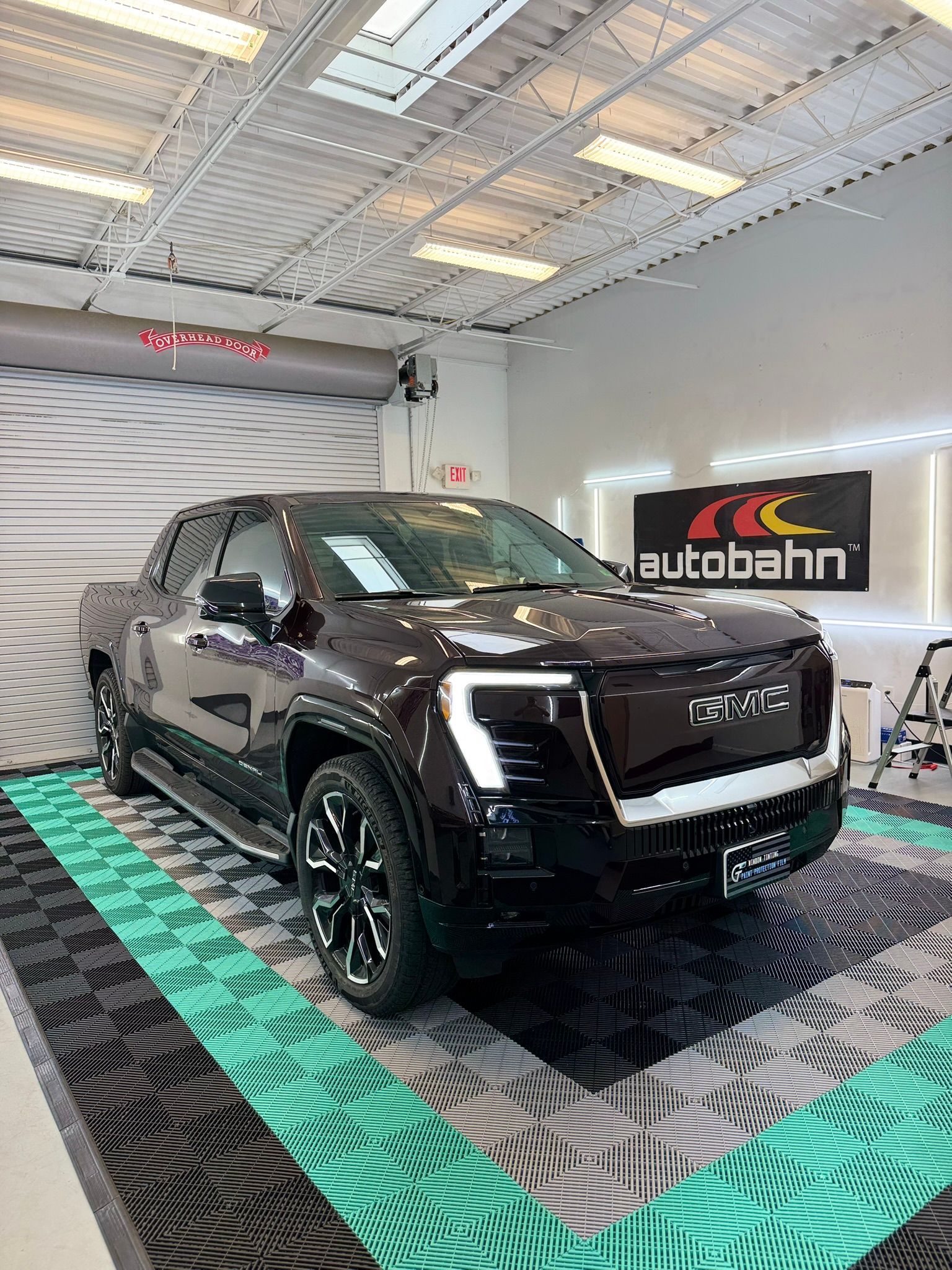 GMC truck with automotive window tint at GT Tinting