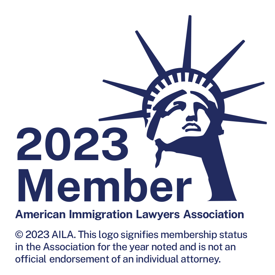 The logo for the american immigration lawyers association.