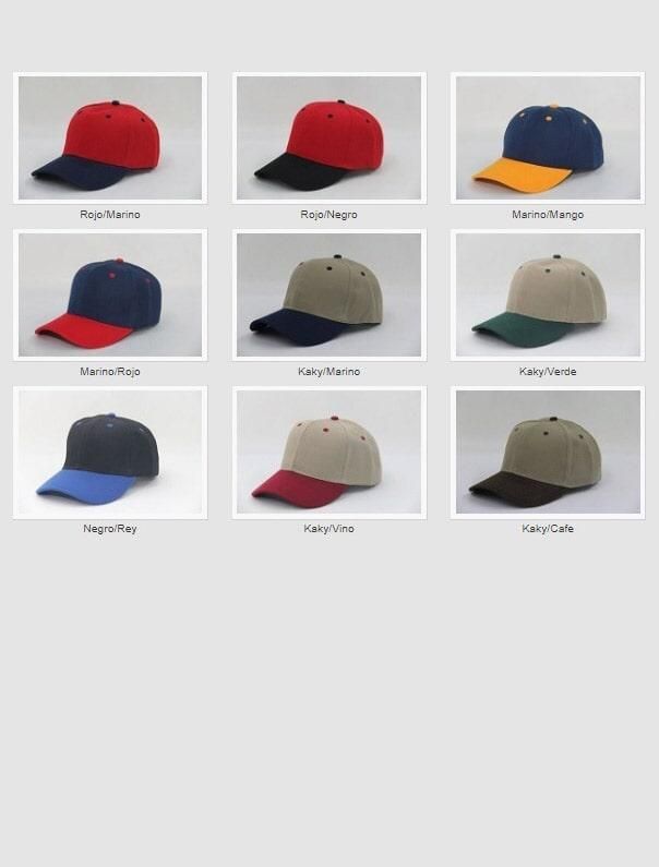 BORDADOS Y MÁS - gorras 2 tonos