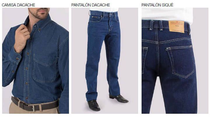 BORDADOS Y MÁS - PANTALÓN Y CAMISA DE MEZCLILLA PARA CABALLERO