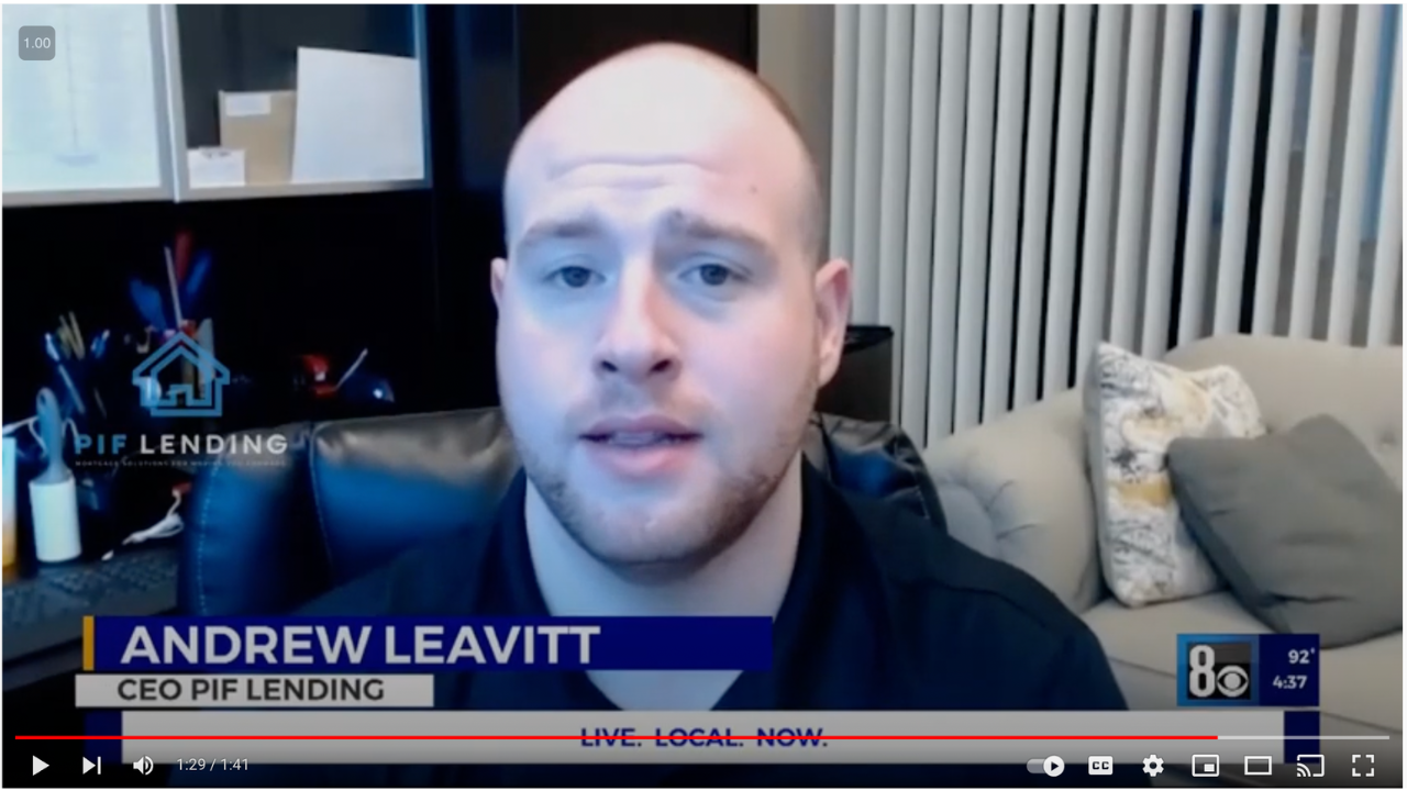 Andrew Leavitt on channel 8 news talking about water shortgage at lake mead