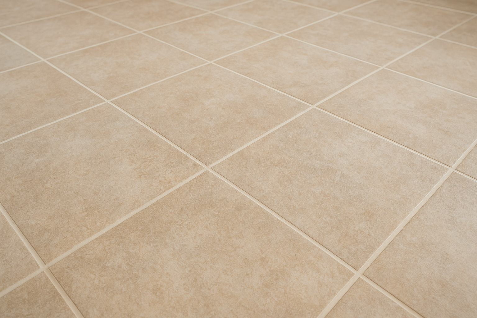 Tiled floor