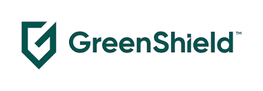 GreenShield logo in green with shield icon on a white background