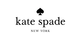 Kate Spade New York logo in black with spade symbol above the brand name.