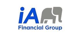 IA Financial Group logo in blue and gray text on a white background