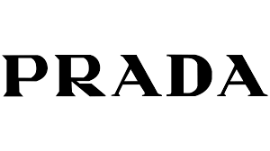 Black Prada logo on a white background