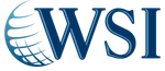 WSI logo with a blue globe icon and large blue letters