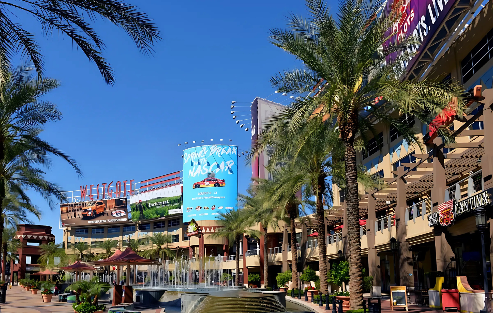 A building with a sign that says ' vegas ' on it