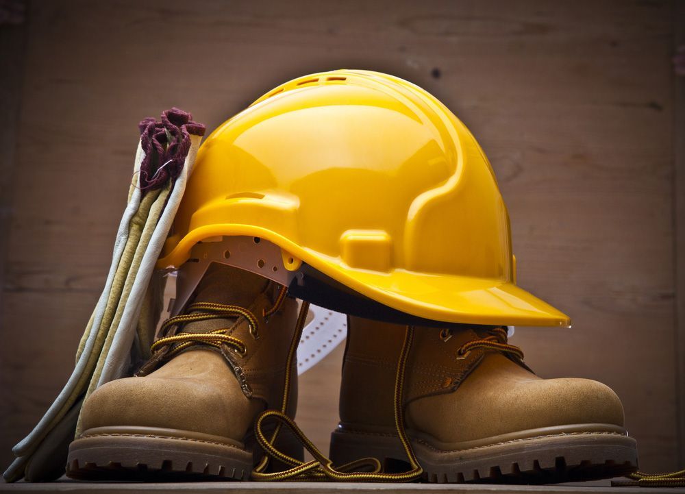 Safety Equipment With Hard Hat And Safety Boots — Bearfast Bearquip In Gunnedah NSW