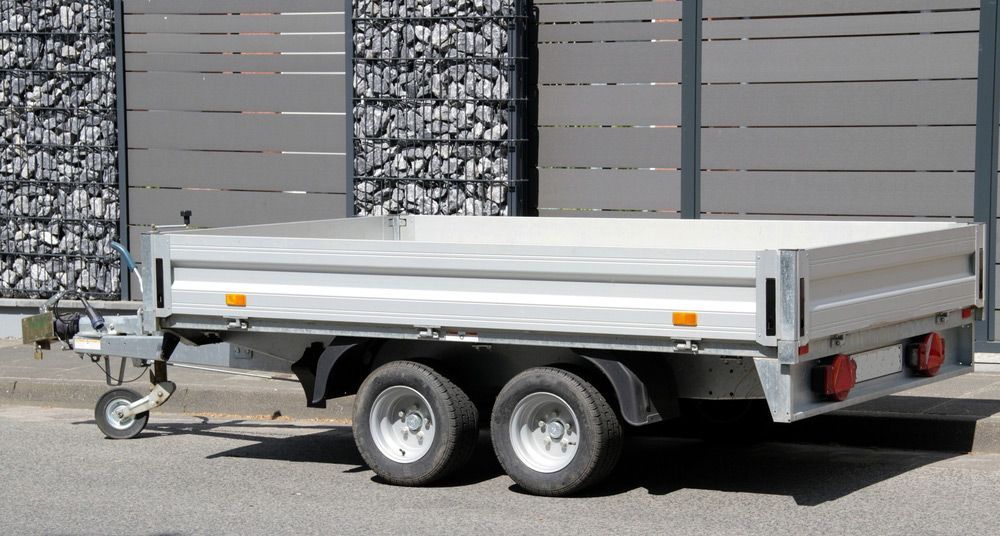 Car Trailer With Two Wheel Axle — Bearfast Bearquip In Taminda NSW