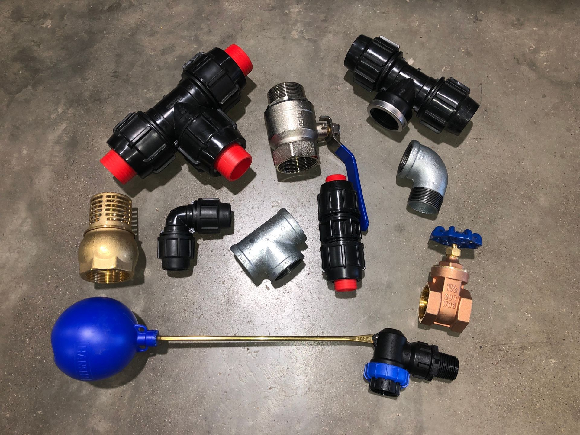 Agricultural Irrigation fittings — Bearfast Bearquip In Taminda NSW