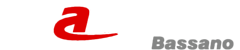 Logo stilizzato rosso con la scritta 