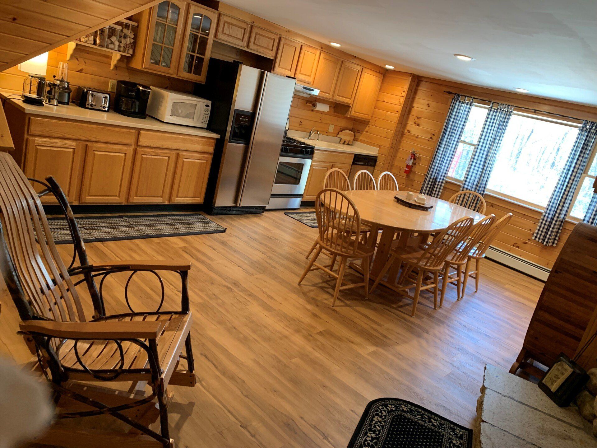The Guest House kitchen in East Burke, VT