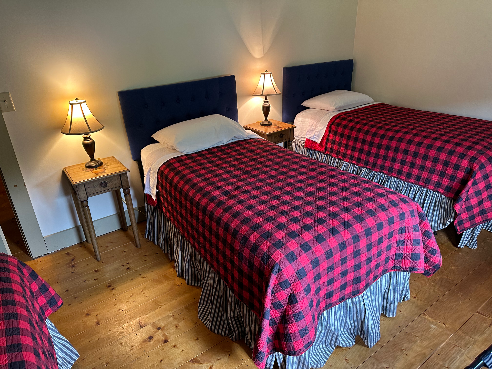 The Guest House bedroom in East Burke, VT