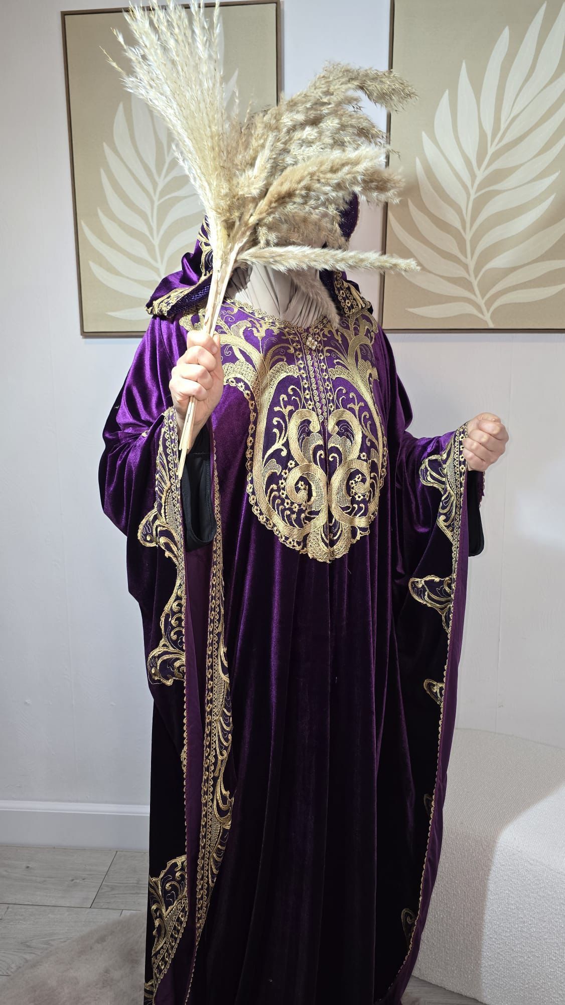 Paarse Abaya