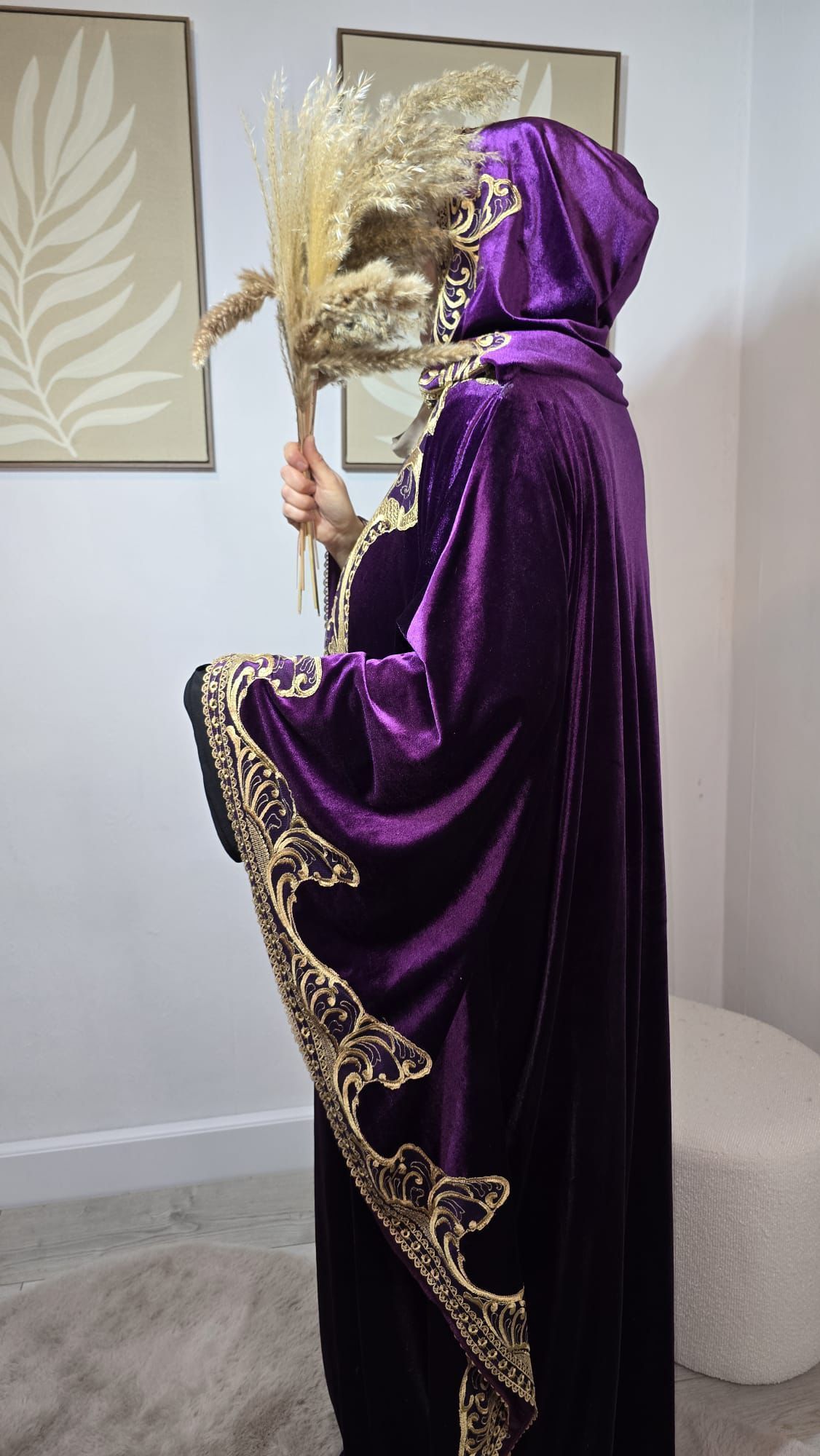 Paarse Abaya