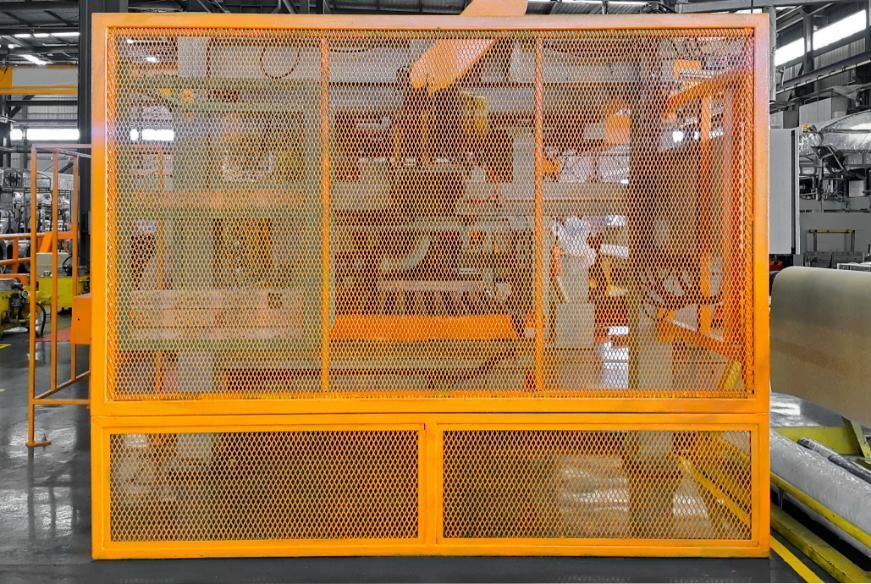 There Is a Yellow Cover in The Middle of A Factory — K & S Sheetmetal in Gladstone Central, QLD