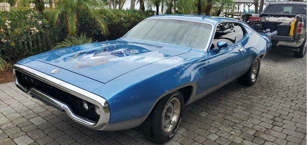 Blue Muscle Car — Melbourne, Florida — A Absolute Mobile Auto Detailing