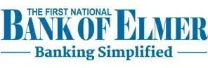 Bank of Elmer logo with blue text and the slogan “Banking Simplified”