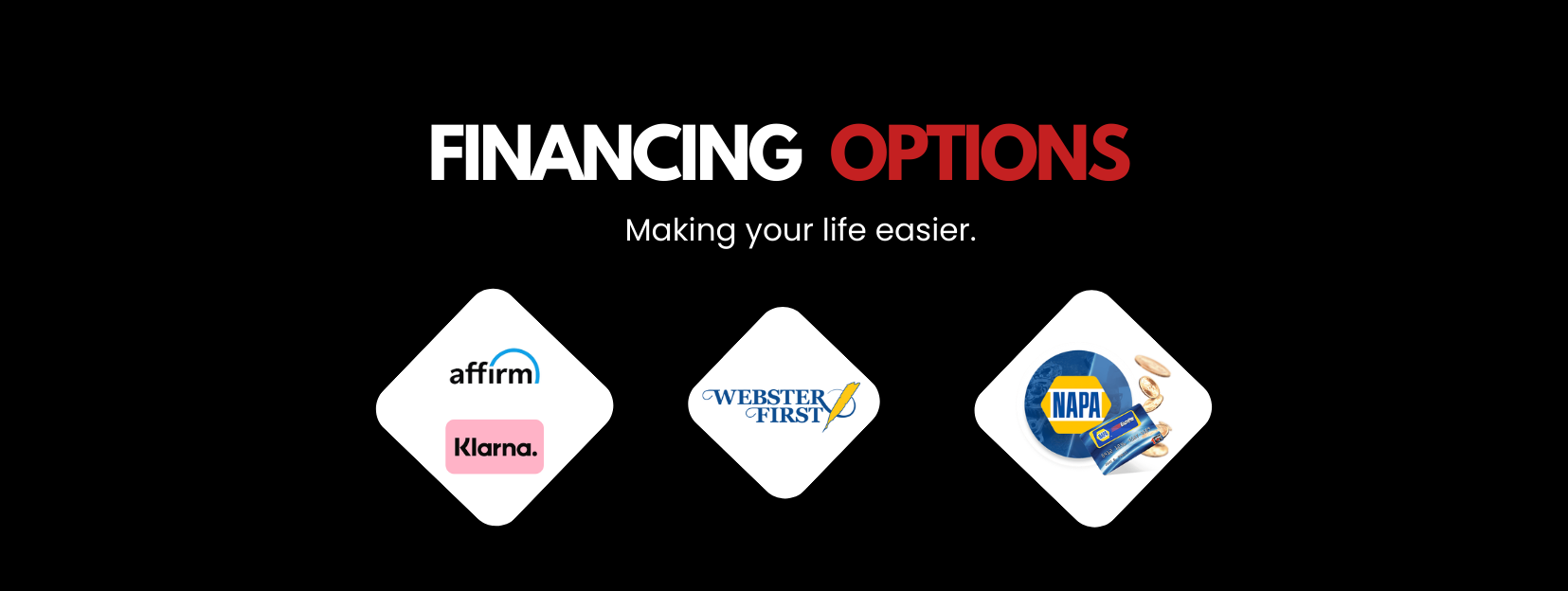 Financing Options | Advanced Automotive Performance