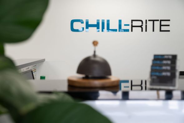 Reception desk with