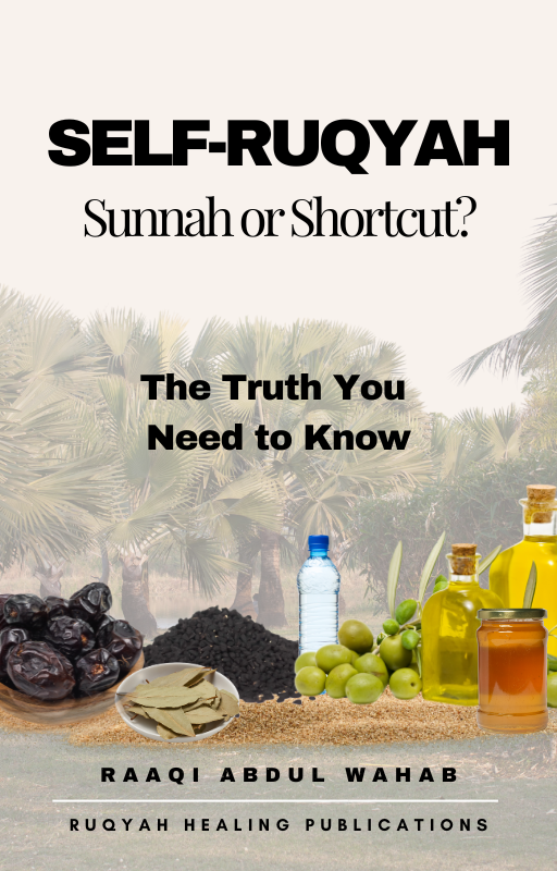 Ebook cover titled ‘Self-Ruqyah: Sunnah or Shortcut?’ from Ruqya Clinic