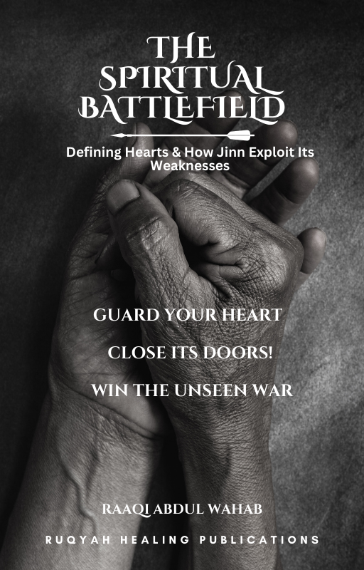 Free Ruqya Clinic ebook cover titled ‘The Spiritual Battlefield