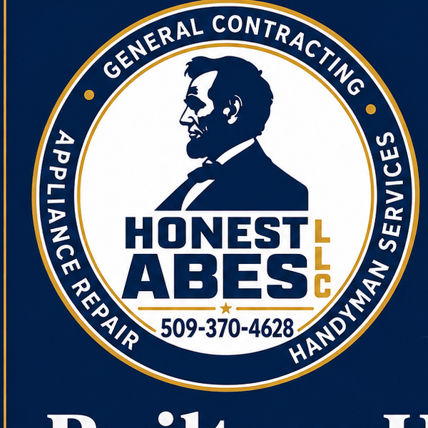 Honest Abes LLC logo - general contracting, appliance and handyman services
