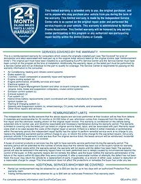 Warranty info